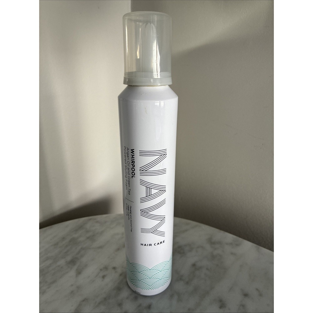 NAVY Whirlpool - Argan Oil and Green Tea Powered Styling Foam - Frizz Control